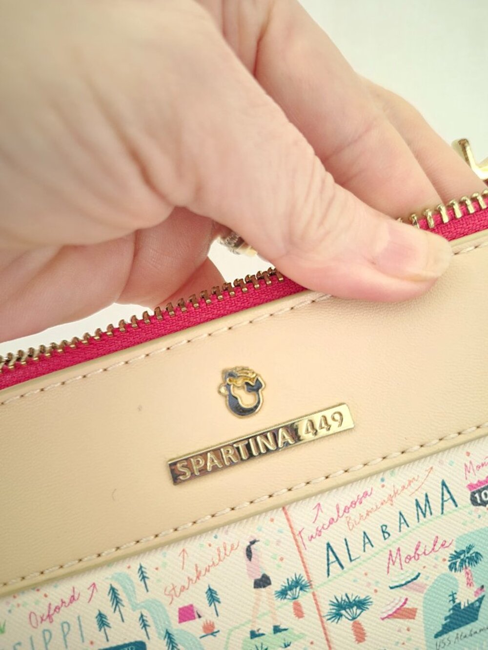 Spartina 449 costal small clutch